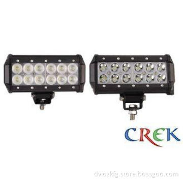 Spot beam 3600 lm 36W Automotive LED Light Bar Black With C